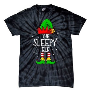 The Sleepy Elf Christmas Family Matching Xmas Tie-Dye T-Shirt