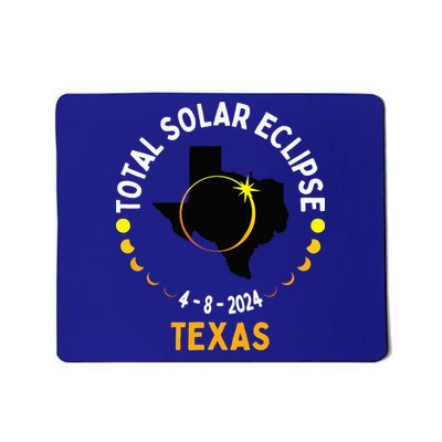 Texas Solar Eclipse 2024 Party Total Usa Map Totality Mousepad