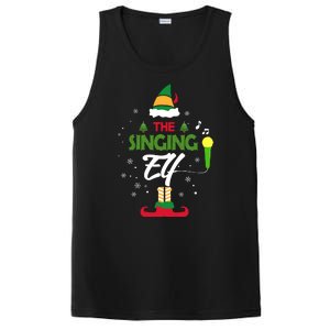 The Singing Elf Singer Group Matching Family Christmas Gift PosiCharge Competitor Tank