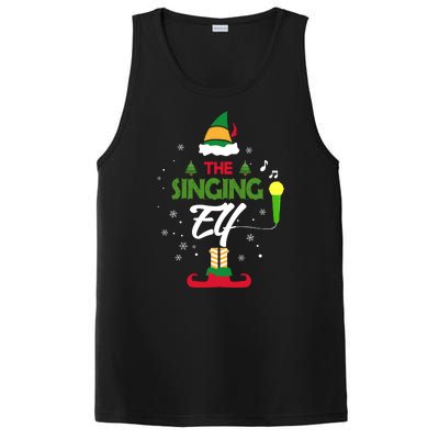 The Singing Elf Singer Group Matching Family Christmas Gift PosiCharge Competitor Tank