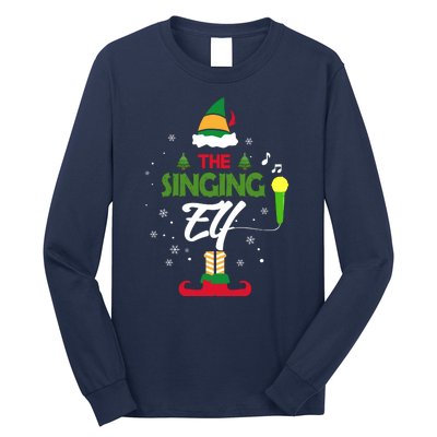 The Singing Elf Singer Group Matching Family Christmas Gift Long Sleeve Shirt