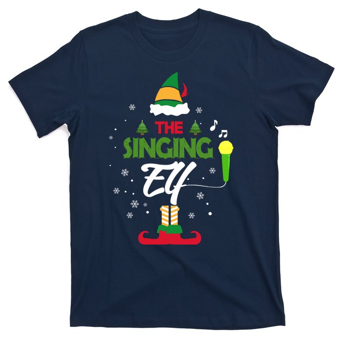 The Singing Elf Singer Group Matching Family Christmas Gift T-Shirt