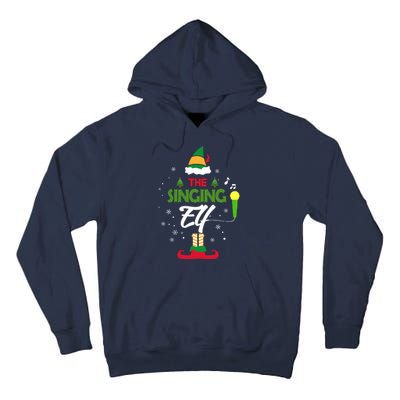 The Singing Elf Singer Group Matching Family Christmas Gift Tall Hoodie