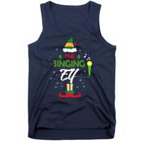 The Singing Elf Singer Group Matching Family Christmas Gift Tank Top