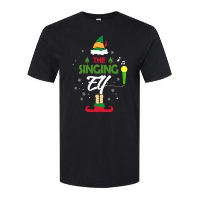 The Singing Elf Singer Group Matching Family Christmas Gift Softstyle CVC T-Shirt