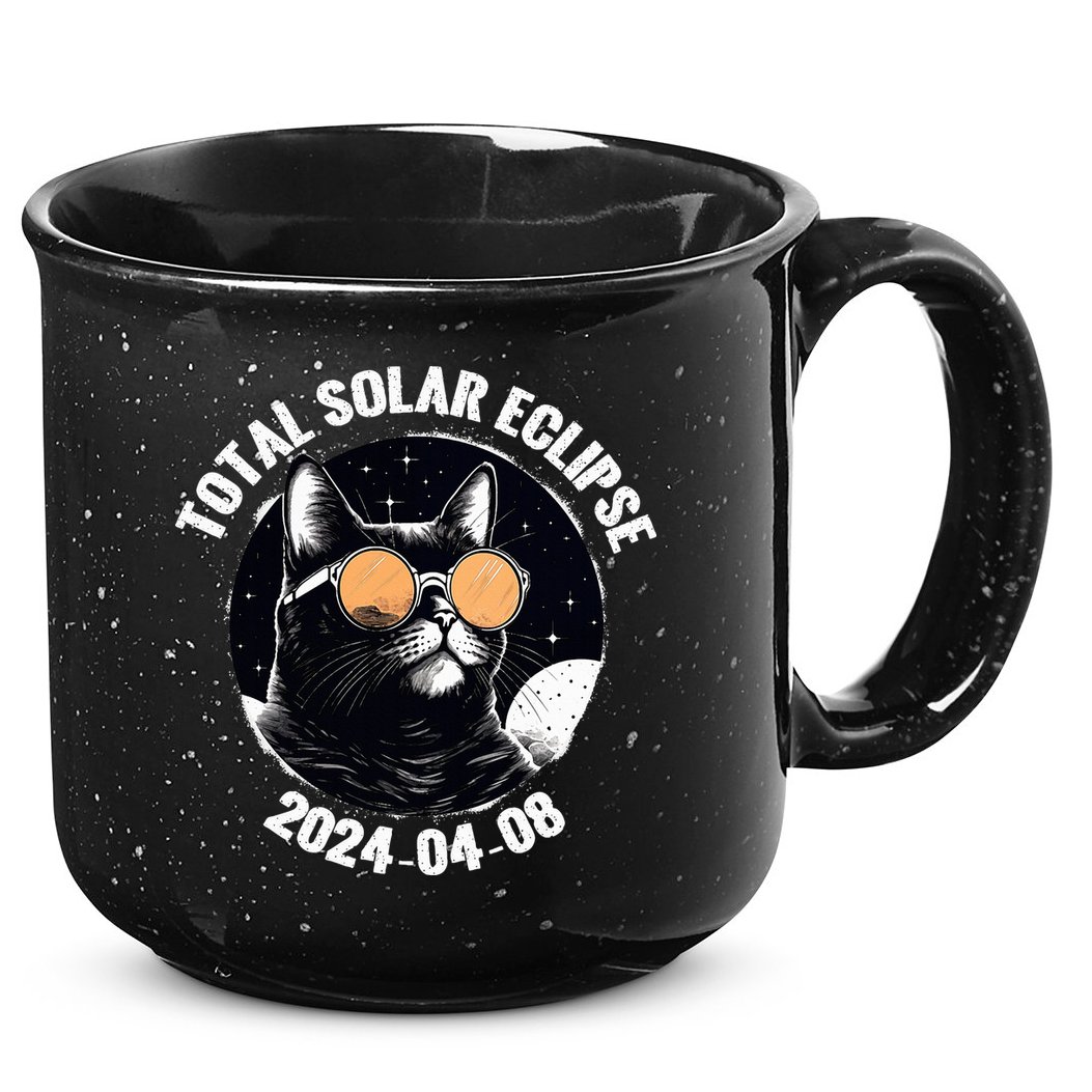 Total Solar Eclipse 2024  15oz Campfire Ceramic Mug