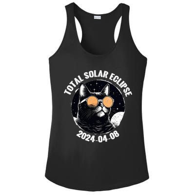 Total Solar Eclipse 2024  Ladies PosiCharge Competitor Racerback Tank