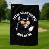Total Solar Eclipse 2024  Golf Towel
