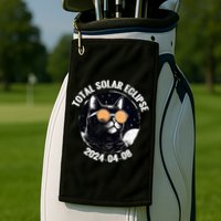 Total Solar Eclipse 2024  Golf Towel