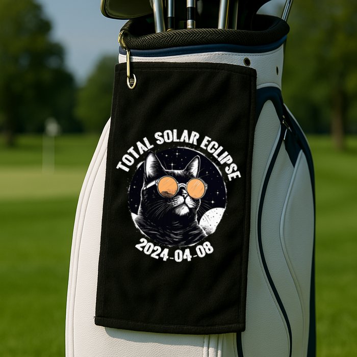 Total Solar Eclipse 2024  Golf Towel