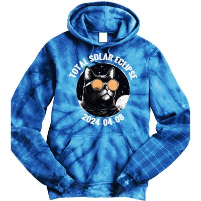 Total Solar Eclipse 2024  Tie Dye Hoodie