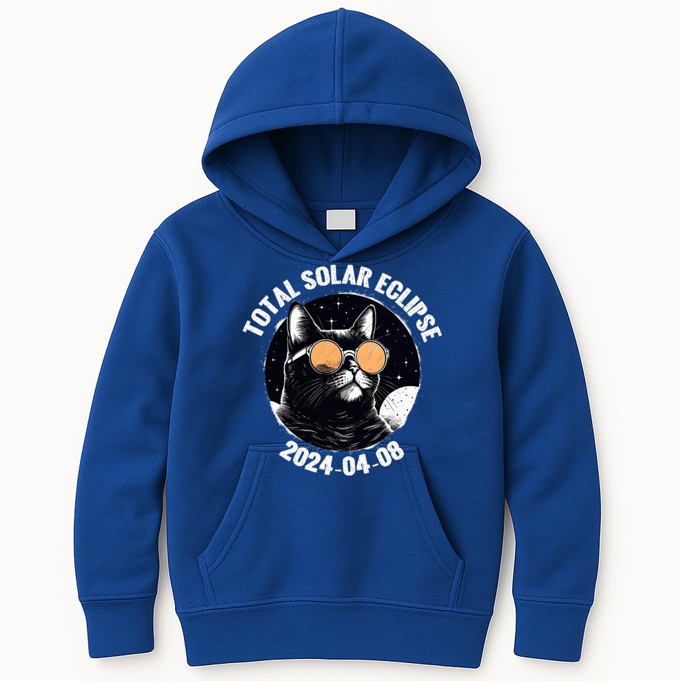 Total Solar Eclipse 2024  Kids Hoodie
