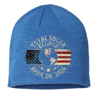 Total Solar Eclipse 2024 Vintage Sustainable Beanie