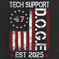Tech Support Elon DOGE Gift Cool Comfort Performance Bucket Hat