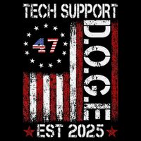 Tech Support Elon DOGE Gift Sustainable Bucket Hat