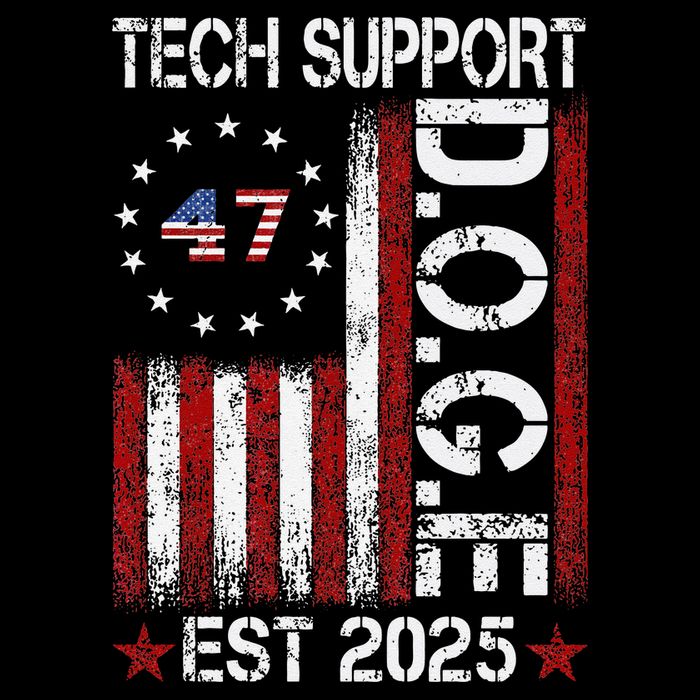 Tech Support Elon DOGE Gift Sustainable Bucket Hat