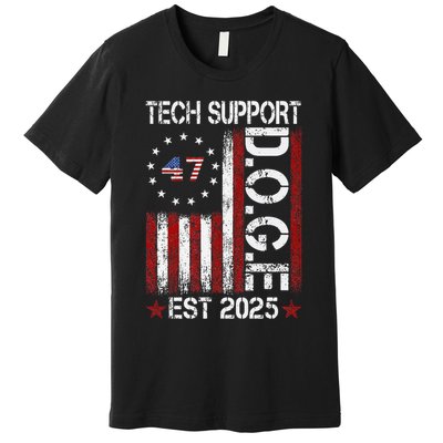 Tech Support Elon DOGE Gift Premium T-Shirt