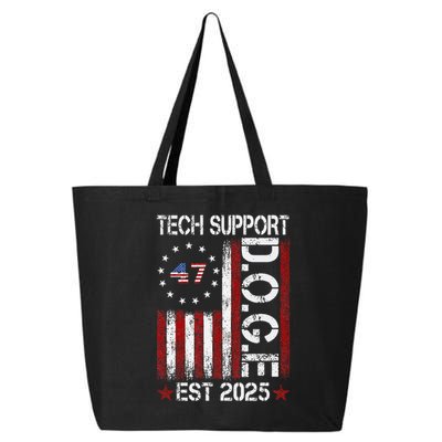 Tech Support Elon DOGE Gift 25L Jumbo Tote