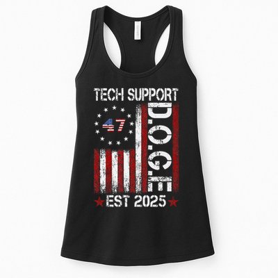 Tech Support Elon DOGE Gift Womens Tank Top