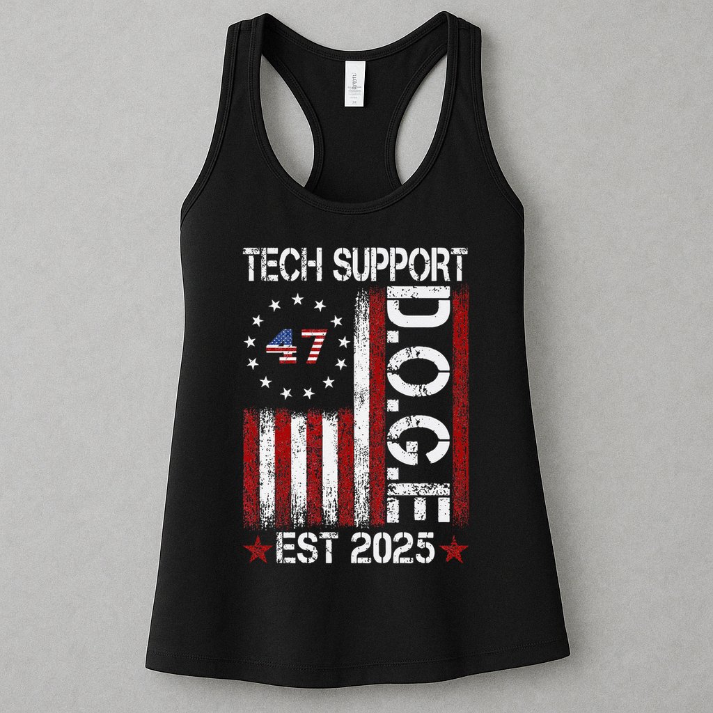 Tech Support Elon DOGE Gift Womens Tank Top