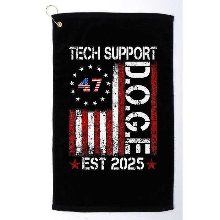 Tech Support Elon DOGE Gift Golf Towel