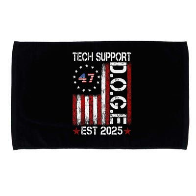 Tech Support Elon DOGE Gift Microfiber Hand Towel