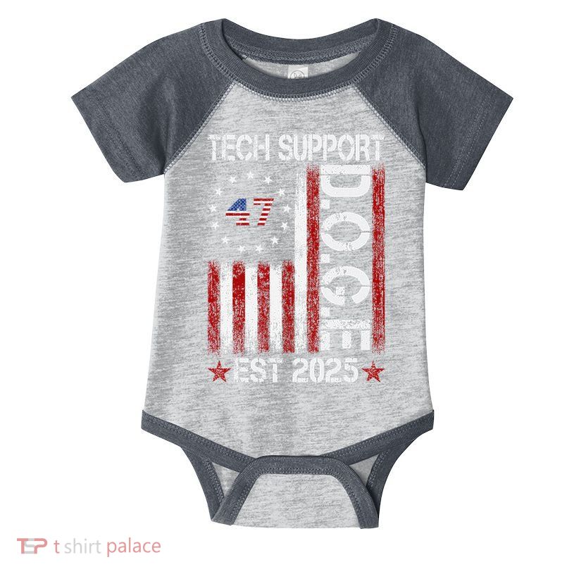 Tech Support Elon DOGE Gift Infant Baby Jersey Bodysuit