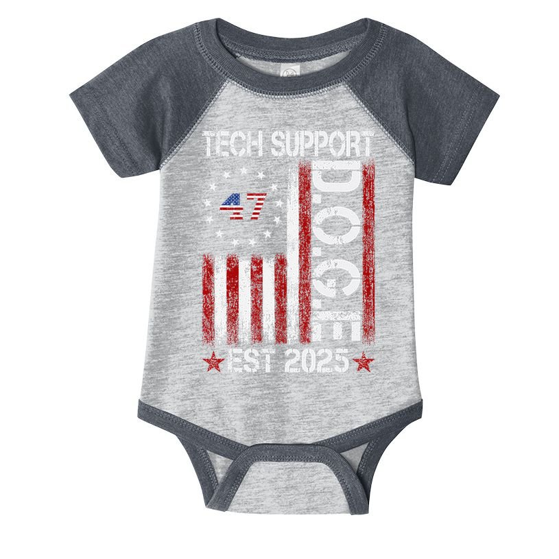 Tech Support Elon DOGE Gift Infant Baby Jersey Bodysuit