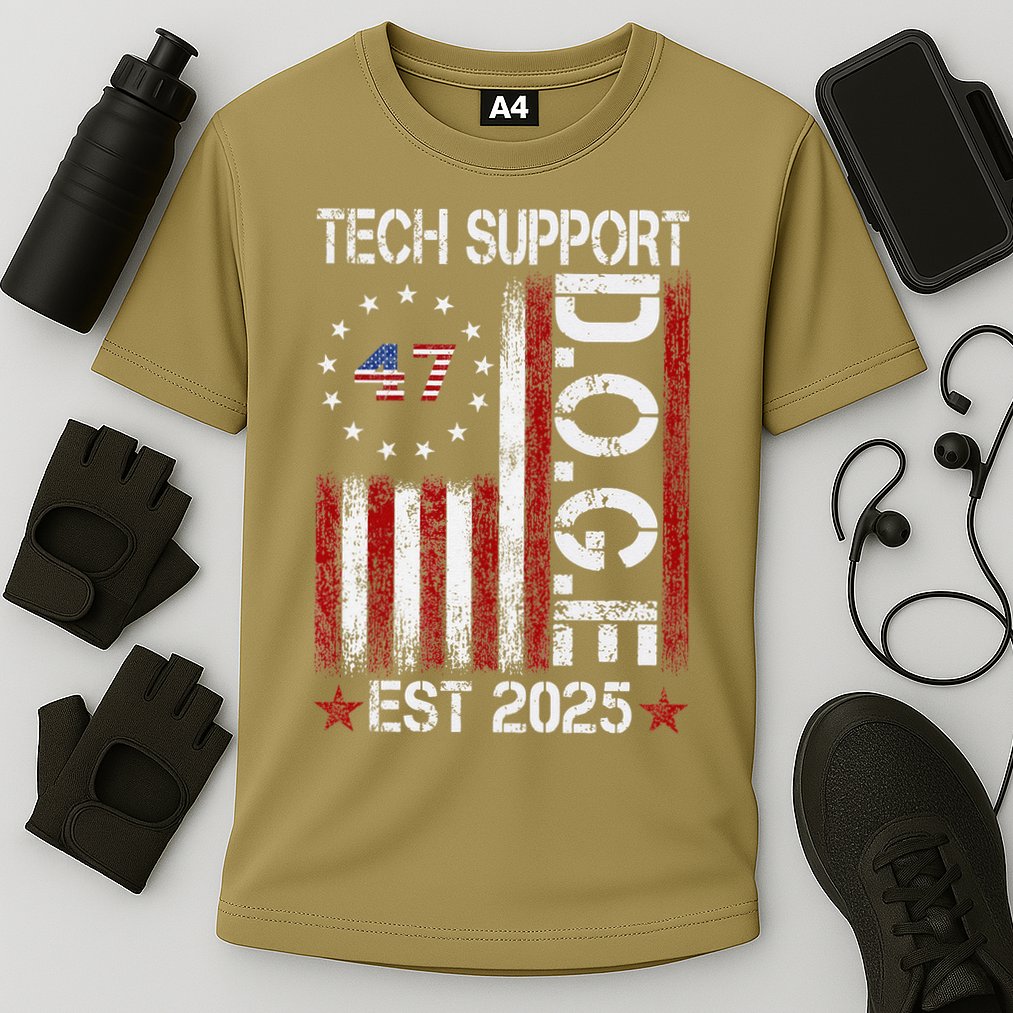 Tech Support Elon DOGE Gift Performance Shirt