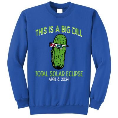 Total Solar Eclipse Pickle Big Dill 2024 Sweatshirt