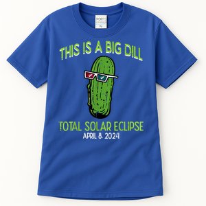 Total Solar Eclipse Pickle Big Dill 2024 Tall T-Shirt