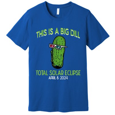 Total Solar Eclipse Pickle Big Dill 2024 Premium T-Shirt