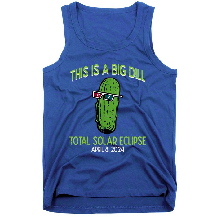 Total Solar Eclipse Pickle Big Dill 2024 Tank Top