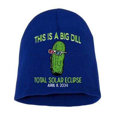 Total Solar Eclipse Pickle Big Dill 2024 Short Acrylic Beanie