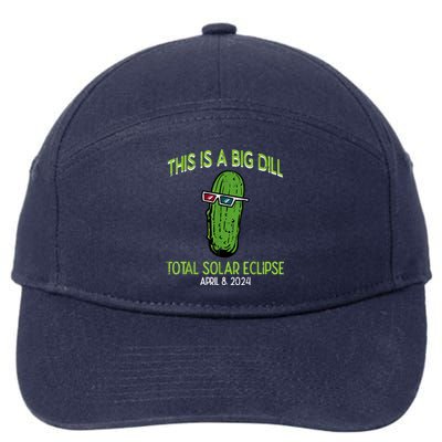 Total Solar Eclipse Pickle Big Dill 2024 7-Panel Snapback Hat