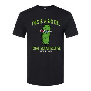 Total Solar Eclipse Pickle Big Dill 2024 Softstyle CVC T-Shirt