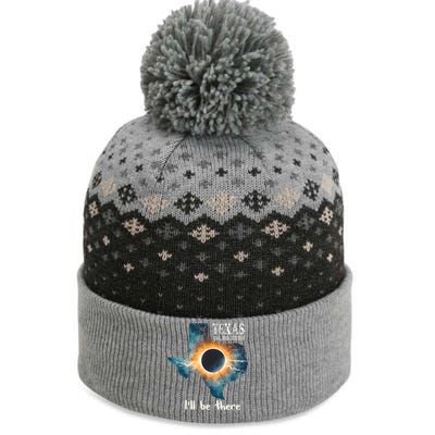 Total Solar Eclipse 2024 Texas The Baniff Cuffed Pom Beanie