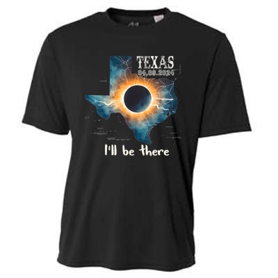 Total Solar Eclipse 2024 Texas Cooling Performance Crew T-Shirt