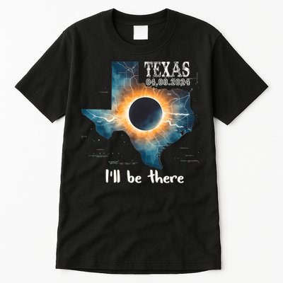 Total Solar Eclipse 2024 Texas Tall T-Shirt