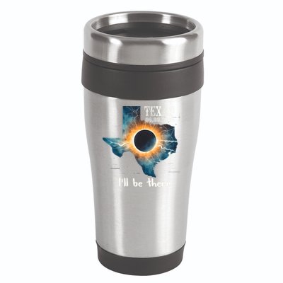 Total Solar Eclipse 2024 Texas 16oz Travel Tumbler