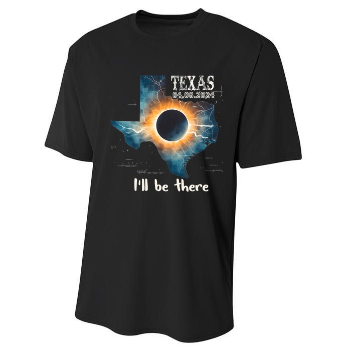 Total Solar Eclipse 2024 Texas Performance Sprint T-Shirt