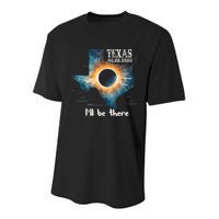 Total Solar Eclipse 2024 Texas Youth Performance Sprint T-Shirt