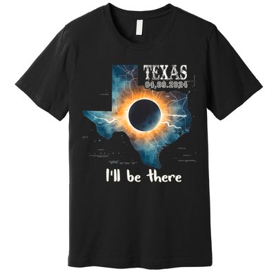 Total Solar Eclipse 2024 Texas Premium T-Shirt