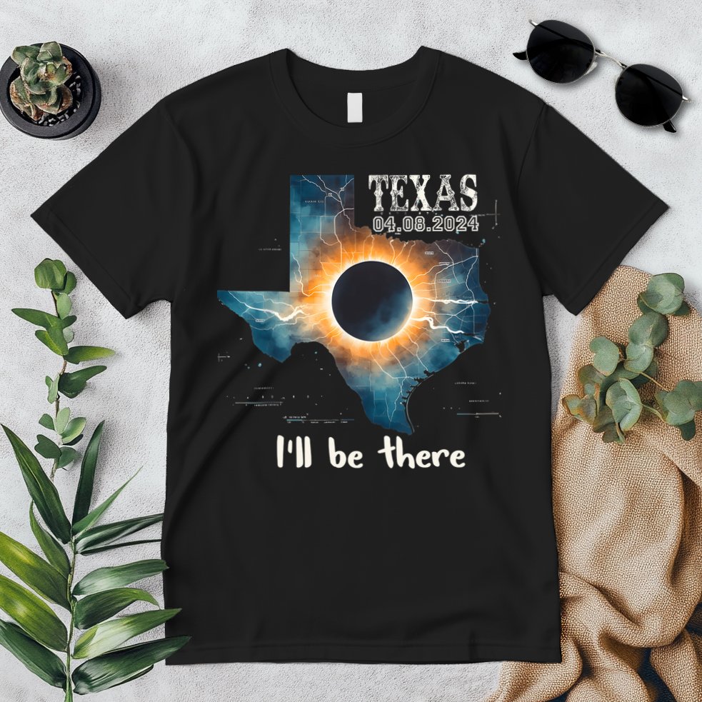 Total Solar Eclipse 2024 Texas Premium T-Shirt