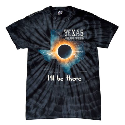 Total Solar Eclipse 2024 Texas Tie-Dye T-Shirt