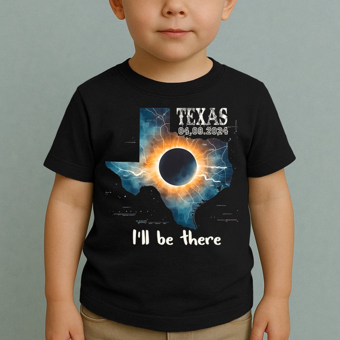 Total Solar Eclipse 2024 Texas Toddler T-Shirt