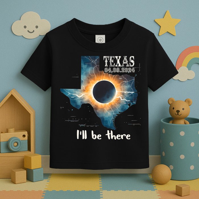 Total Solar Eclipse 2024 Texas Toddler T-Shirt