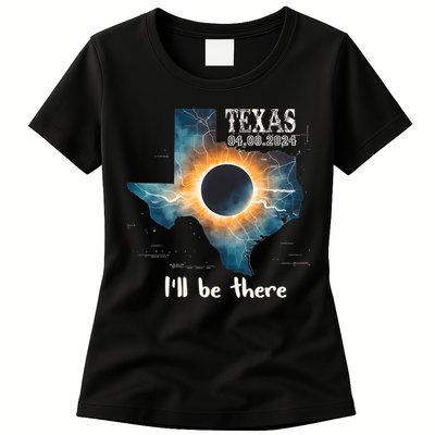 Total Solar Eclipse 2024 Texas Womens T-Shirt