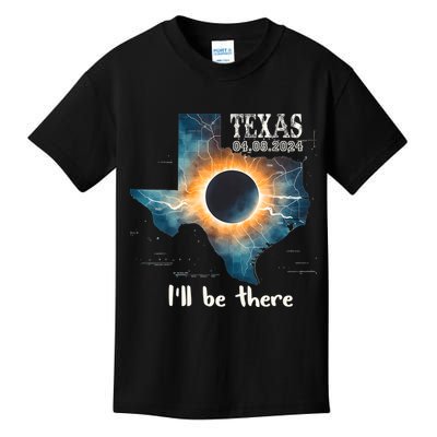Total Solar Eclipse 2024 Texas Kids T-Shirt