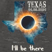 Total Solar Eclipse 2024 Texas Vector Backpack